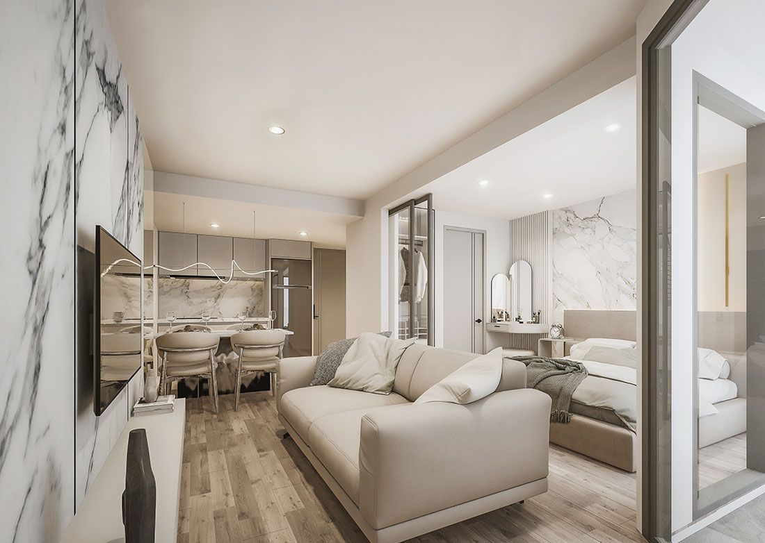🔥HOT SALE NEW PROJECT! 1 Bedroom for Sale 35sqm (FQ) in Siam Oriental Oasis on 7th floor