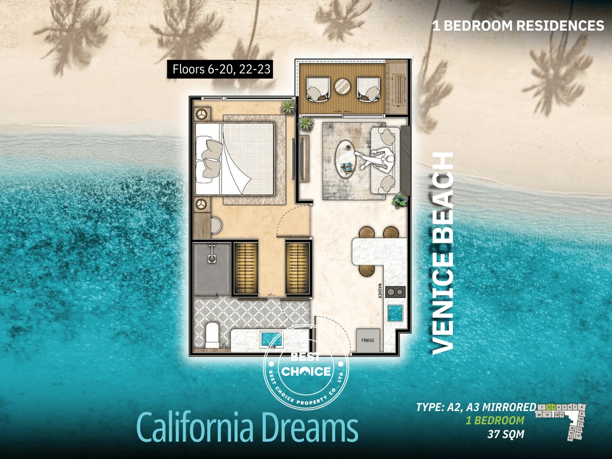 Riviera Santa Monica - Type A3
