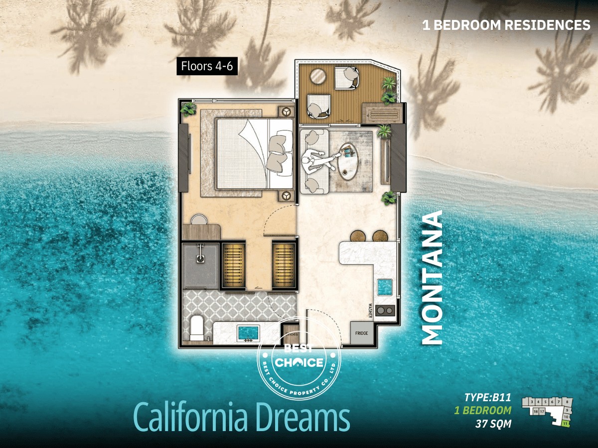 Riviera Santa Monica - Type B11