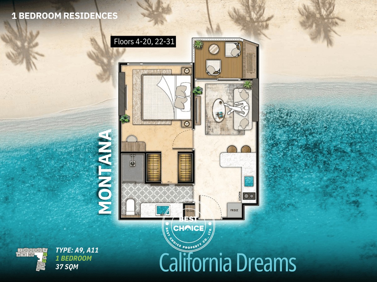 Riviera Santa Monica - Type A9
